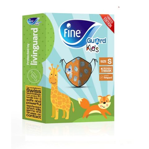 Fine Guard Reusable kids Face Mask small فاين جارد كمامة اأطفال مقاس سمول