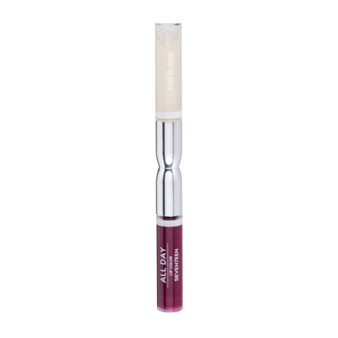 Seventeen All Day Top Gloss & Lip Color no65 10ml سفنتين ملمع و احمر شفاه يدوم طوال اليوم رقم 65 10مل