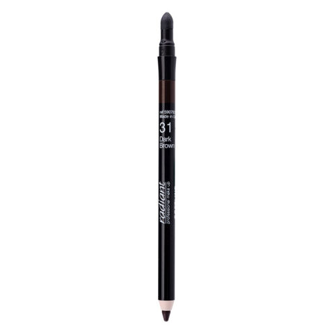 Radiant soft line water proof eye pencil no31 dark brown رادينت سوفت لاين قلم عيون مضاد للماء رقم 31 بني غامق