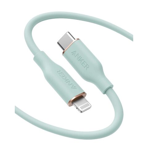 Anker Power line 111 flow cable USB C to lightning 180cm A8663H61 انكر كابل باور لاين 111فلو يو اس بي اسي لايتنينغ 180سم