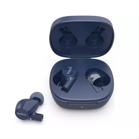 Belkin SOUNDFORM Rise True Wireless Earbuds Blue بيلكين ساوند فورم رايز ترو سماعات لاسلكية أزرق