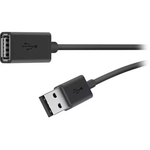 Belkin USB 2.0 A To A Extension Cable 4.8m بلكين يو اس بي 2.0 اي تو اي كابل توصيل بطول 4.8 متر
