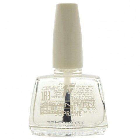 Seventeen supreme nail enamel 12ml colorless سفنتين مناكير سوبريم 12مل شفاف