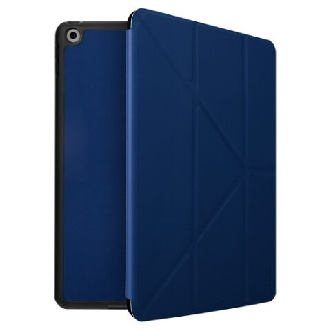 Viva Madrid elegant folio case with pencil holder for iPad 10.2 9th generation blue فيفا مدريد اليغانت فوليو كوفر مع حامل قلم ايباد 10.2 الجيل التاسع ازرق