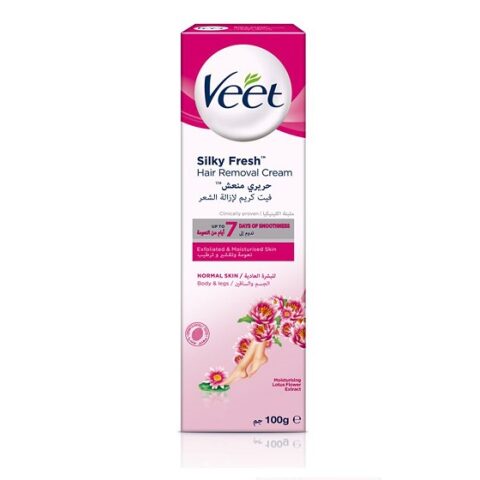 Veet hair removal cream for normal skin 100gm فيت كريم ازالة الشعر للبشرة العادية 100غرام