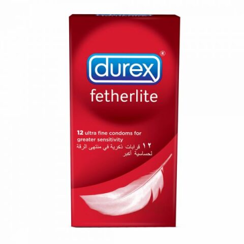 Durex fetherlite condoms 12pieces ديوركس واقي فيذر لايت 12 قطعة