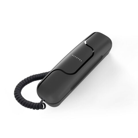 Alcatel T06 Corded Wall Phone الكاتيل هاتف حائط لون أسود