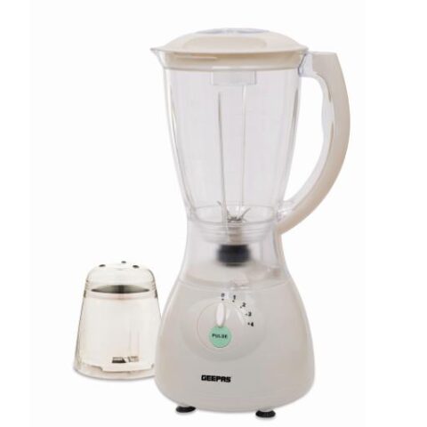 Geepas GSB5484 400W Multi-function Glass Jug Blender Smoothie Maker جيباس خلاط متعدد الوظائف 400 واط