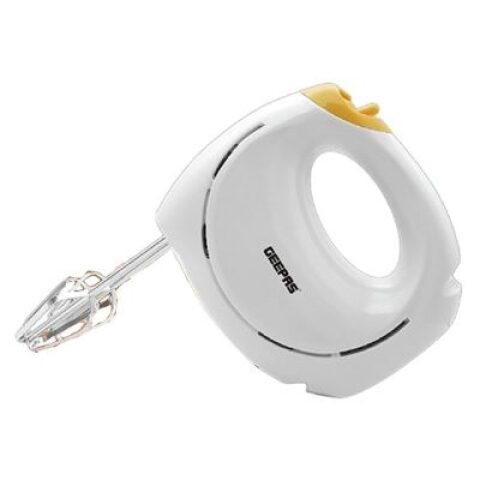 GEEPAS Hand Mixer 150W – White خلاط يدوي جيباس 150 واط – ابيض