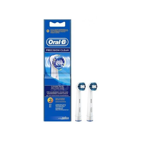 Oral-B Toothbrush Replacement Head Precision 2 pcs EB-20 أورال-بي رأس استبدال فرشاة أسنان عدد 2 قطعة
