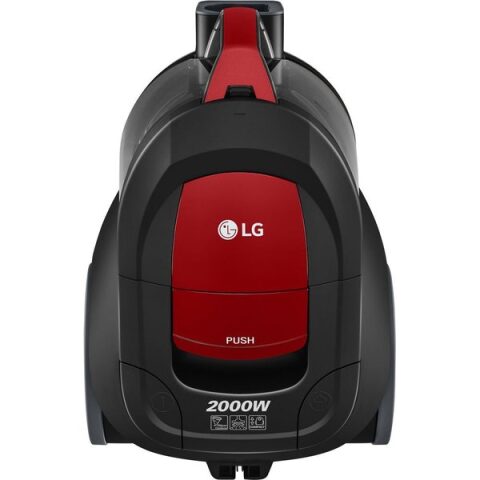 LG Bagless Vacuum Cleaner Red/Black VC5420NNTR المكنسة الكهربائية ال جي بدون كيس بقوة 2000 واط