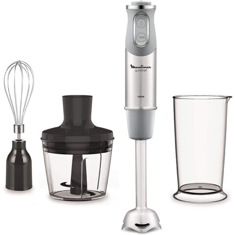 Moulinex Hand Blender 1000 Watt 3 Liter – Stainless Steel DD656D مولينكس خلاط يدوي 1000 واط 3 لتر – ستانلس ستيل