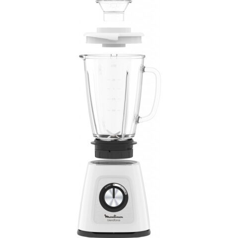 MOULINEX BLENDFORCE 2 LM435, 700w, Glass Jar, Six Blades مولينكس بلند فورس خلاط ابريق زجاجي سعة 1.7 لتر