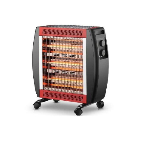 Matex QH-1920 Electric Heater, 5 Heating Elements, Thermostat, 2000 Watt دفاية كهربائية ماتيكس 5 انابيب تسخين ، ترموستات ، 2000 واط