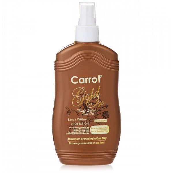 Carrot Sun Gold Spray Tan Oil 200ml زيت تان التشميس الذهبي 200 مل من كاروت صن