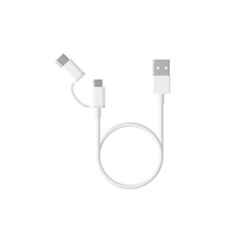 Xiaomi Mi 2-in-1 USB Cable (Micro USB to Type C) 100cm شاومي وصلة شحن ثنائية 100 سم