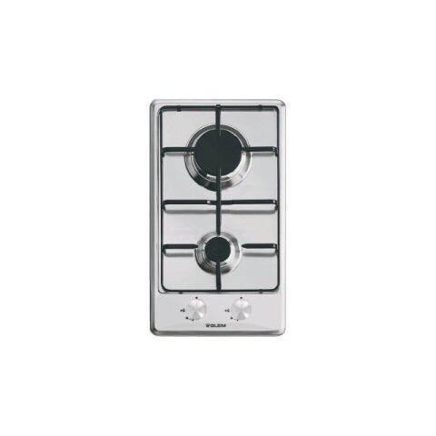 EMILIA Built-in Gas Hob 30cm 2 Burners GT32IX غاز ايميليا بلت ان 30 سم مناصب خفيفة شعلتين ستانلس ستيل