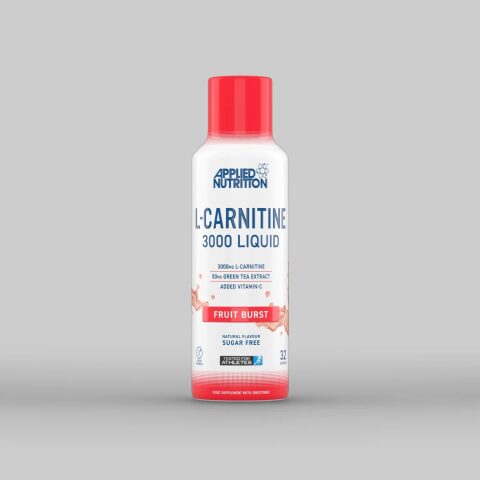 Applied Nutrition L-Carnitine 3000 Liquid أبلايد نيوترشن ل-كارنتين 3000 مجم 50 مجم شاي أخضر وفيتامين سي