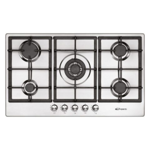 Conti Hob 90cm With 5 Gas Burners CGH 9501 C IX طباخ غاز كونتي 90 سم مع 5 شعلات