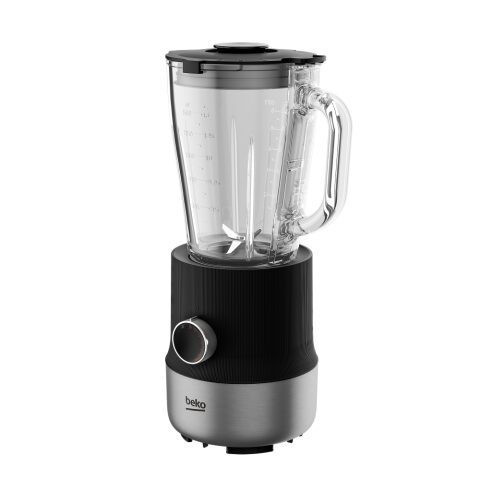 Beko Table Blender 800 Watt 6 Speed Setting 1.5 L 4 Blades Stainless Steel TBN 81808 BX خلاط بيكو 800 واط 6 سرعات وحجم وعاء زجاجي 1.5 لتر و 4 شفرات ستانلس ستيل