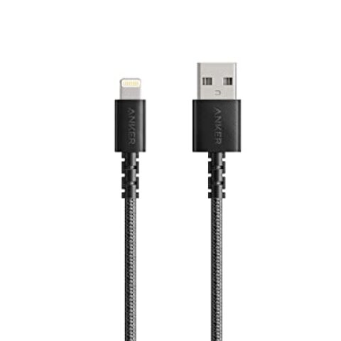 Anker PowerLine Select+ USB Cable with Lightning connector 3ft - Red A8012H92 انكر بور لاين سليكت كابل يو اس بي مع موصل لايتنينج 3 قدم - احمر