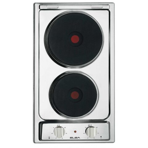 Elba Hotplates Electric Built In 30 CM Steel E30-020 X طباخ البا كهرباء بلت ان 30 سم ستانلس ستيل نظام أمان كامل