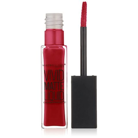 Maybelline Color Sensational Vivid Matte Lip Lipstick Lip Gloss 40 Berry Boost ملمع شفاه سائل فيفيد مات من مايبيلين - رقم 40
