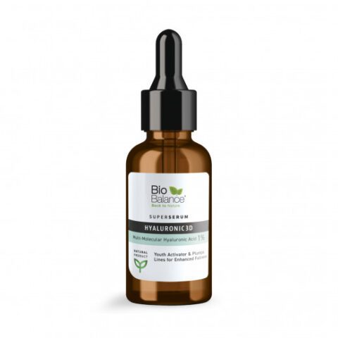 Bio Balance Super Serum Hyaluronic 3D Multi Molecular Hyaluronic Acid 1% 30ml سيروم سوبر مع الهيالورونيك 3 دي, 30 مل من بيو بالانس