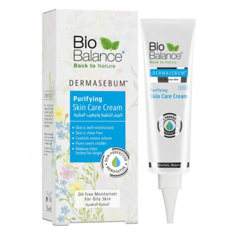 Biobalance Dermasebum Purifying Skin Care Cream 60 ml كريم تنقية وترطيب للبشرة الدهنية 60 مل من بيو بالانس
