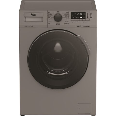 Beko Washing Machine 8 KG 15 Programs 1200 RPM A +++ Steamcure / Gray WUE 8622 XSS غسالة بيكو 8 ك 15 برنامج 1200 دورة A +++ بتقنية Steamcure لون سكني