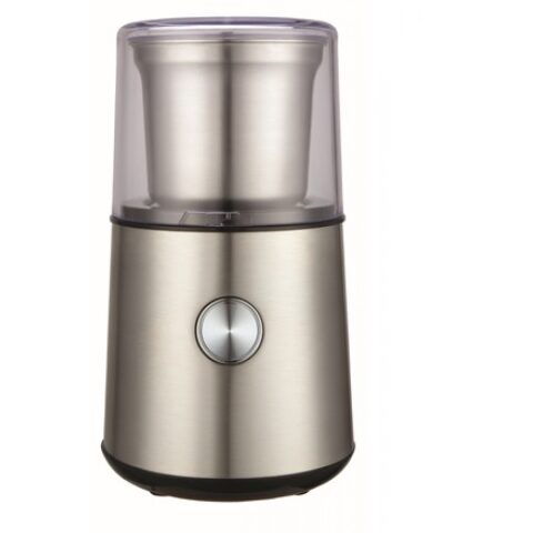 Sona Coffee Grinder 200 W 85 Grams Capacity Stainless Steel Design SCG 9701 مطحنة قهوة سونا 200 واط بسعة 85 غ من القهوة تصميم ستانلس ستيل انيق