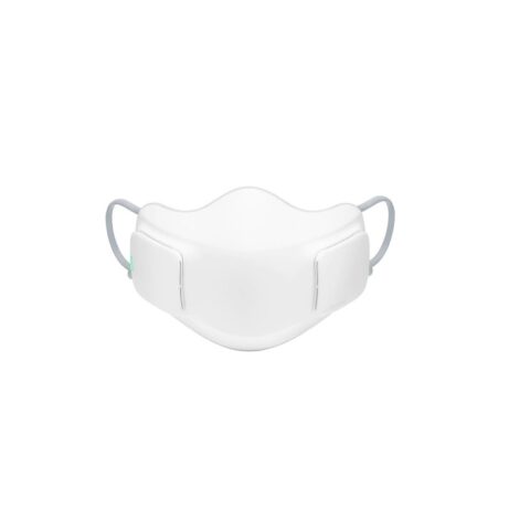 LG PuriCare, Wearable Air Purifier, Safe to Use with Comfortable Breathing AP300AWFA.AWAP إل جي PuriCare جهاز منقي الهواء القابل للارتداء, لون أبيض، راحة عند التنفس وآمن للاستخدام