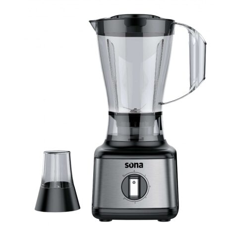 Sona Blender 500 W 1.50 L With Coffee Grinder SB-1056B خلاط سونا 500 واط بسعة 1.50 لتر مع مطحنة قهوة سرعتان للتحكم