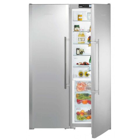 Liebherr Fridgefreezer 610 Liters A++ Touch Control / Steel SBSes 7263 ثلاجة ليبهر بسعة 610 لتر ستانلس ستيل تحكم باللمس