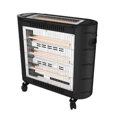 Home Electric Heater HK-4520 1500 Watt Black هوم اليكتريك صوبة كهرباء بقوة 2000 واط لون أسود